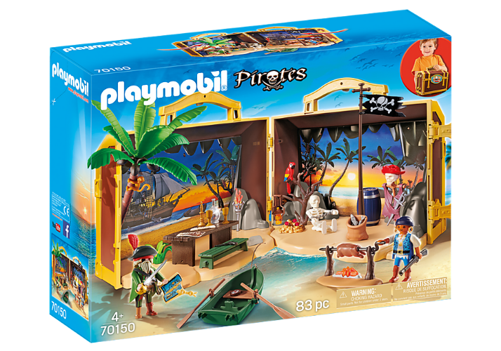 פליימוביל אי פיראטים מארז נשיאה - 70150