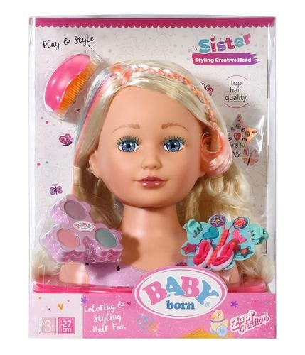 בייבי בורן ראש בובה צבעוני