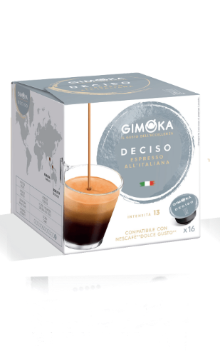 16 קפסולות דסיזו ג'ימוקה תואמות דולצ'ה גוסטו Gimoka Desico Dolce Gusto