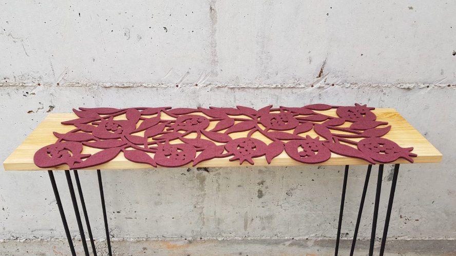 ראנר לבד בורדו - 80 ס"מ