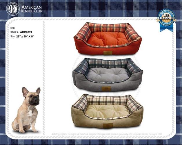 akc מיטה אריג משובץ