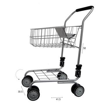 עגלת סופר מתכת