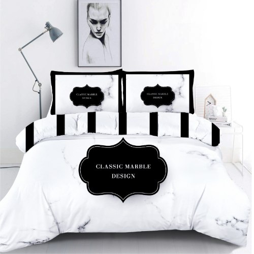 סט מצעים למיטת קווין 180/200  דגם מדונה - 100% כותנה