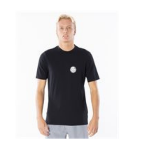 Rip Curl Wettie Logo S/SL UV Tee, Black