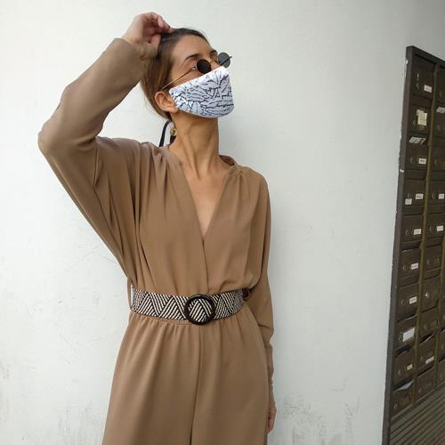 מסכת - WHITE FRENCH LAYCE