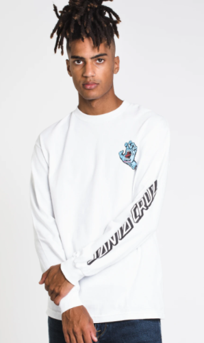 SANTA CRUZ Screaming Hand Men's Long-Sleeve Shirt