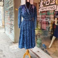 שמלת ג'ינס אייטיז בדרגת פיס מידה S