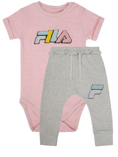 חליפת בגד גוף FILA לוגו צבעוני 6M-18M