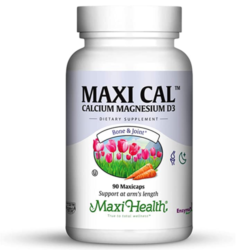 -- Maxi Cal  לחיזוק העצמות -- קומפלקס סידן, מגנזיום ו- D3, מכיל 90 קפסולות,  Maxi Health