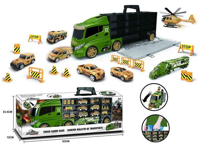 משאית עם רכבים גדולה