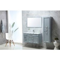ארון אמבטיה תלוי בעיצוב מודרני | דגם QUEEN | מגוון צבעים ומידות לבחירה