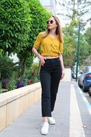 ג'ינס גבוה MOM גזור