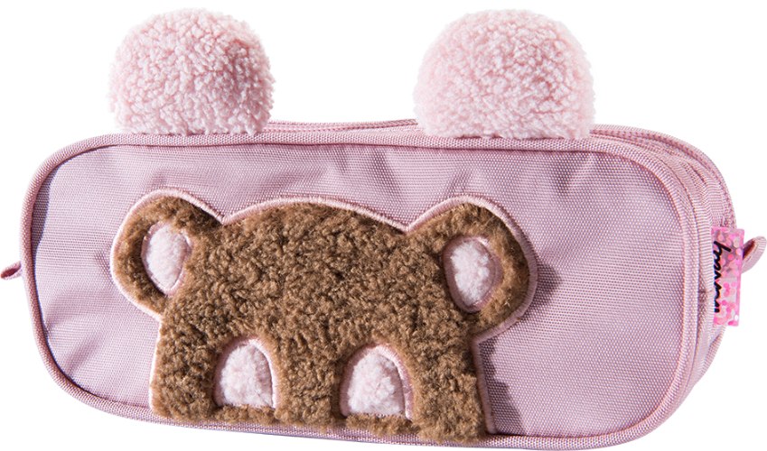 IN WAY קלמר 2 תאים 2021 דובי פרווה ורוד