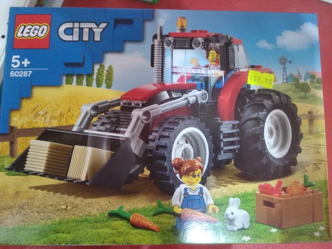 לגו סיטי טרקטור 60287