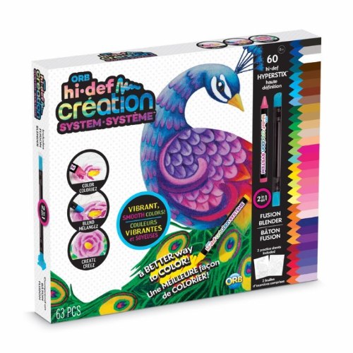 ערכת צביעה עם 60 צבעים