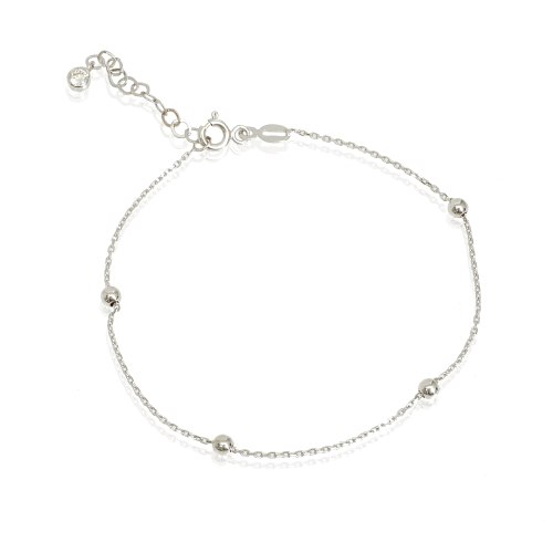 צמיד זהב לבן עדין לאישה או נערה