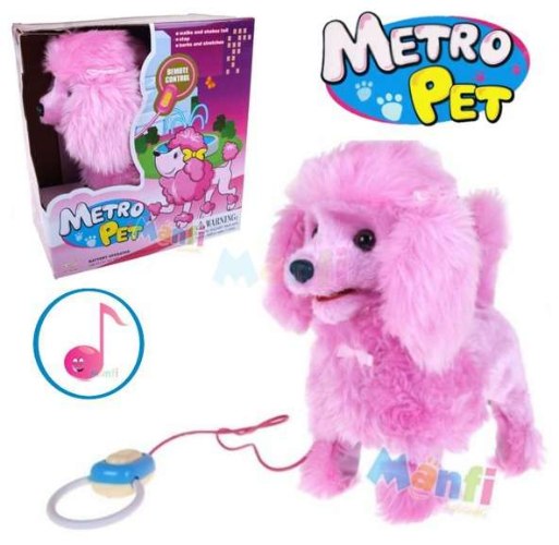 בובת כלב פודל על שלט