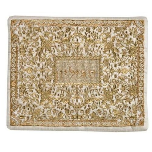 כיסוי תפילין רקמה מלאה - זהב