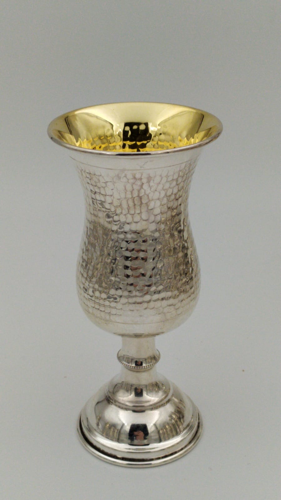 גביע קידוש כסף טהור דגם נקודות