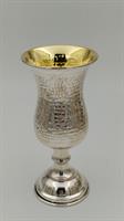 גביע קידוש כסף טהור דגם נקודות