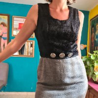 שמלה צמרירית מפוצצת סטייל מידה M/L