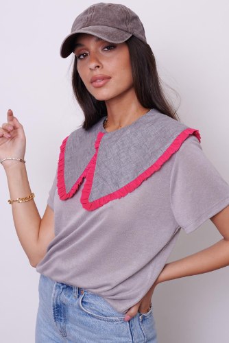 חולצת סקוטי אפור