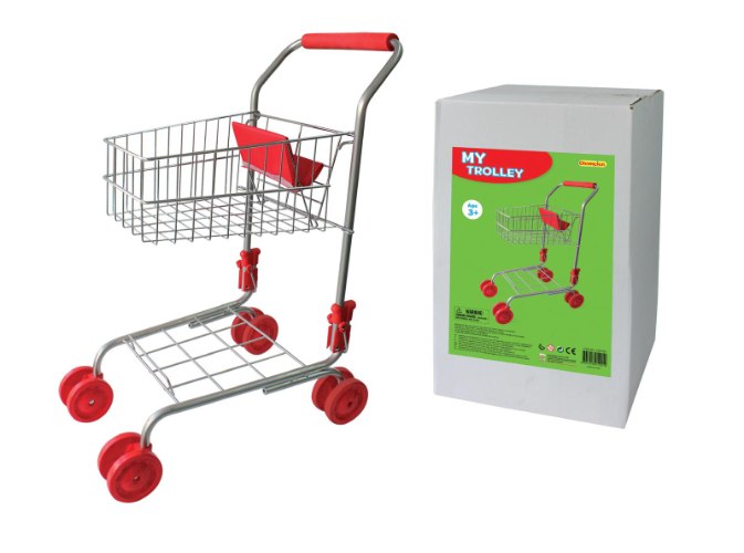 עגלת סופר מתכת בקופסא