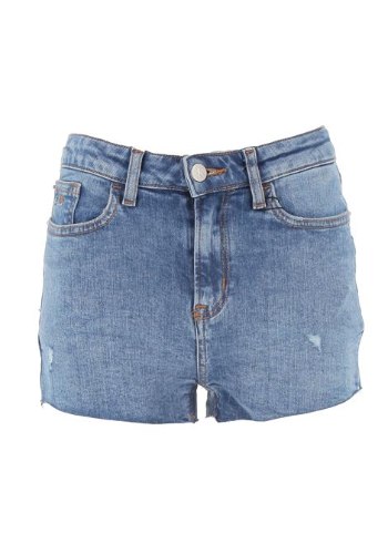 שורט ג'ינס בנות CK כחול משופשף 4-16