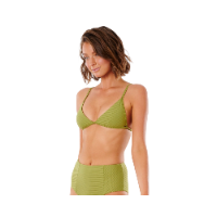 RIP CURL Premium Surf Banded Fixed Tri Bikini Top