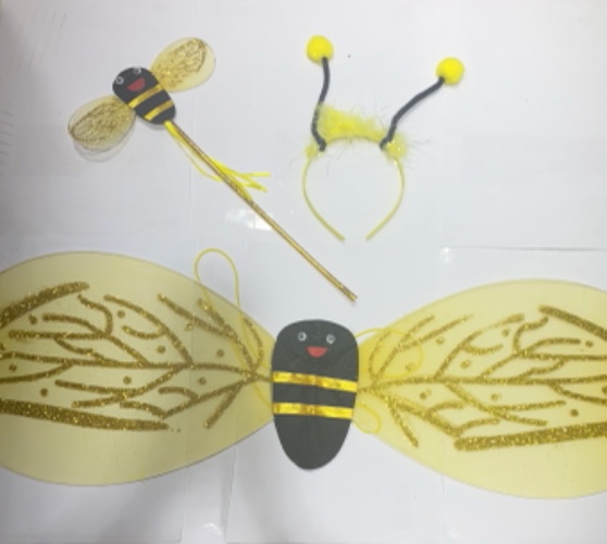 כנפיים דבורה + מקל וקשת