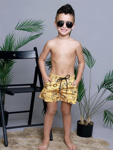 בגד ים בנים צהוב בנדנה VIEW