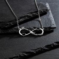 שרשרת אינפינטי אהבה - 2 שמות