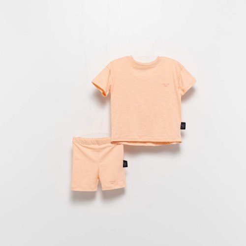 חליפת בייסיק טייץ  MOINOI 6M-9Y ורוד סלמון