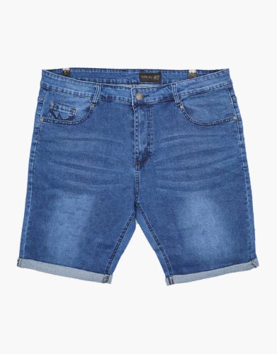 ג'ינס קצר כחול בהיר 40-46