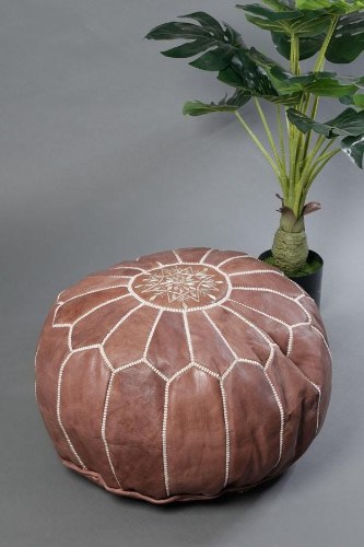 פוף מרוקאי- חום