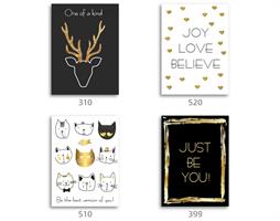 רביעייה שחור, לבן זהב