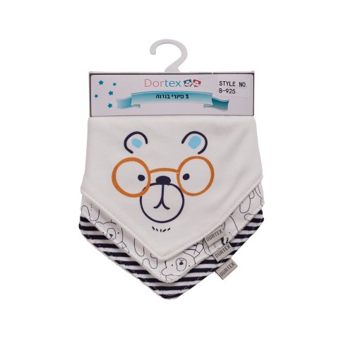 סט שלישיית סינרים-בנדנה דב+משקפיים