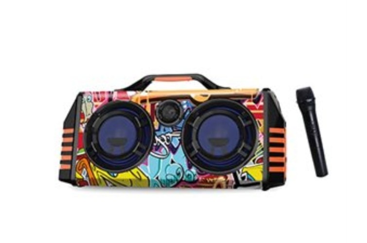 מערכת קריוקי GPlus ניידת 45W עם מיקרופון אלחוטי דגם GPL-145BOX