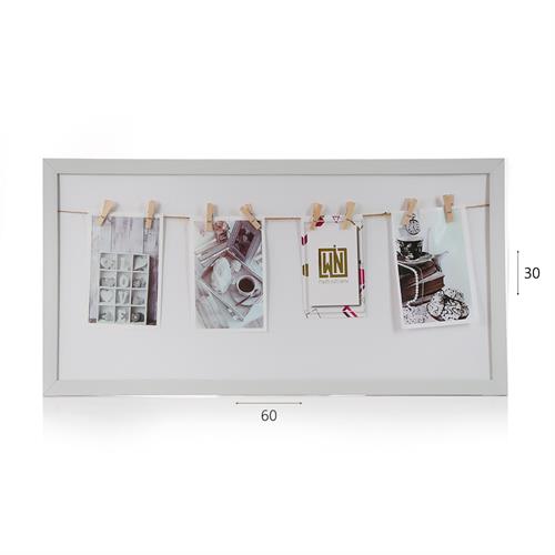 מסגרת אטבים 4 תמונות 60*30 סמ