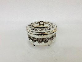 קופסת אתרוג כסף טהור 