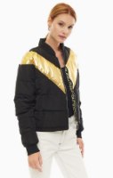 מעיל GUESS פס זהב