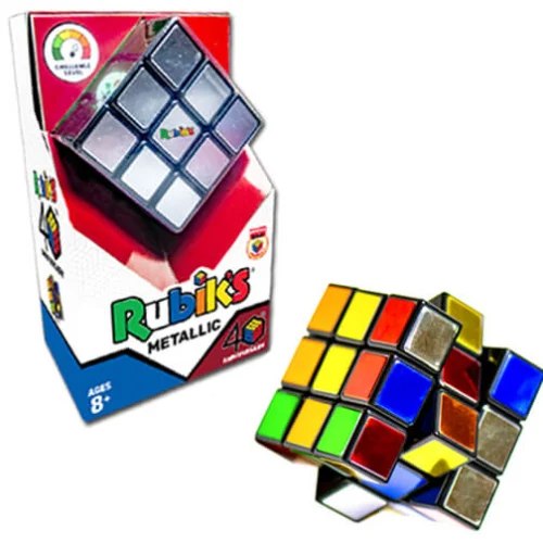 RUBIK'S|רוביקס- 3X3 קובייה מטאלית 40 שנה
