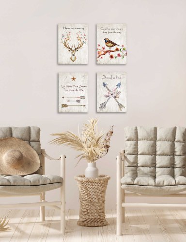 רביעיית תמונות השראה דגם 012