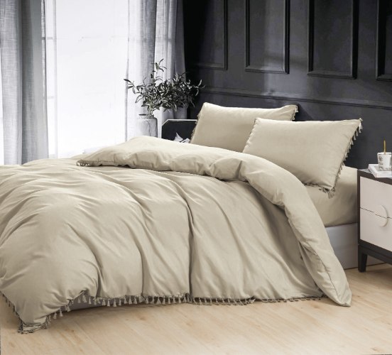 סט מצעים למיטת קווין 180/200 בוהו שיק - דגם 3153