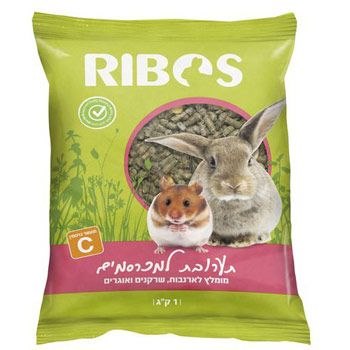 RIBOS מזון מכרסמים מועשר 4 ק"ג