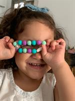 שרשרת וצמיד מסיליקון- דגם בת הים