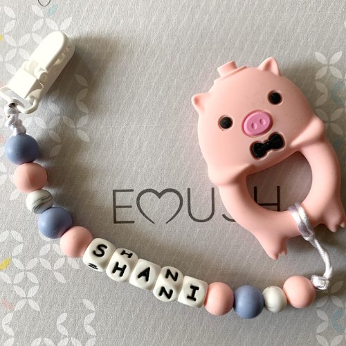 מחזיק מוצץ +נשכן  לבחירה - דגם שני