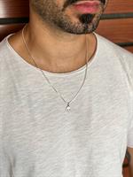 שרשרת גולגולת לגבר