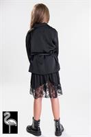 חליפת AZURE שמלה ג׳קט ותיק FLAMINGO