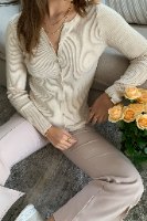 טופ איידן סריג ריב כפתורים